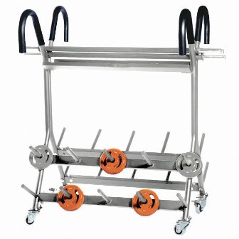 Rastrelliera porta body pump 20 posti RBP-20 TOORX