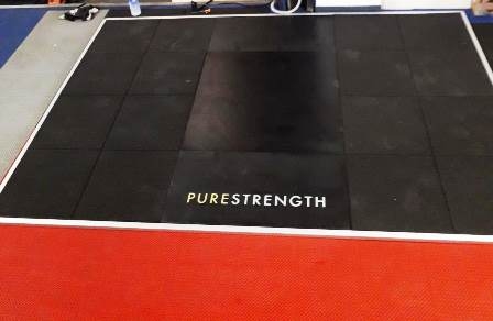 Platform for power rack