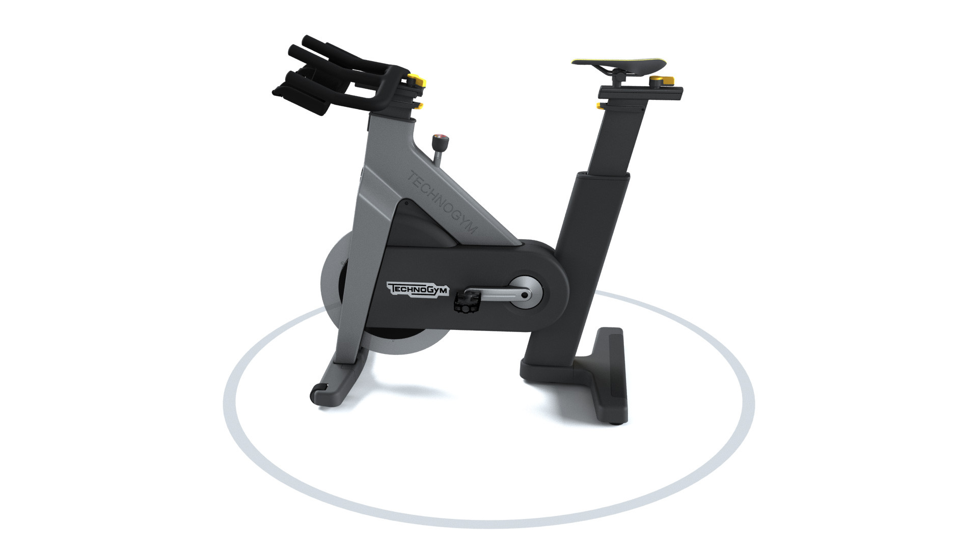 Spinning Group cycle connect technogym grigio 