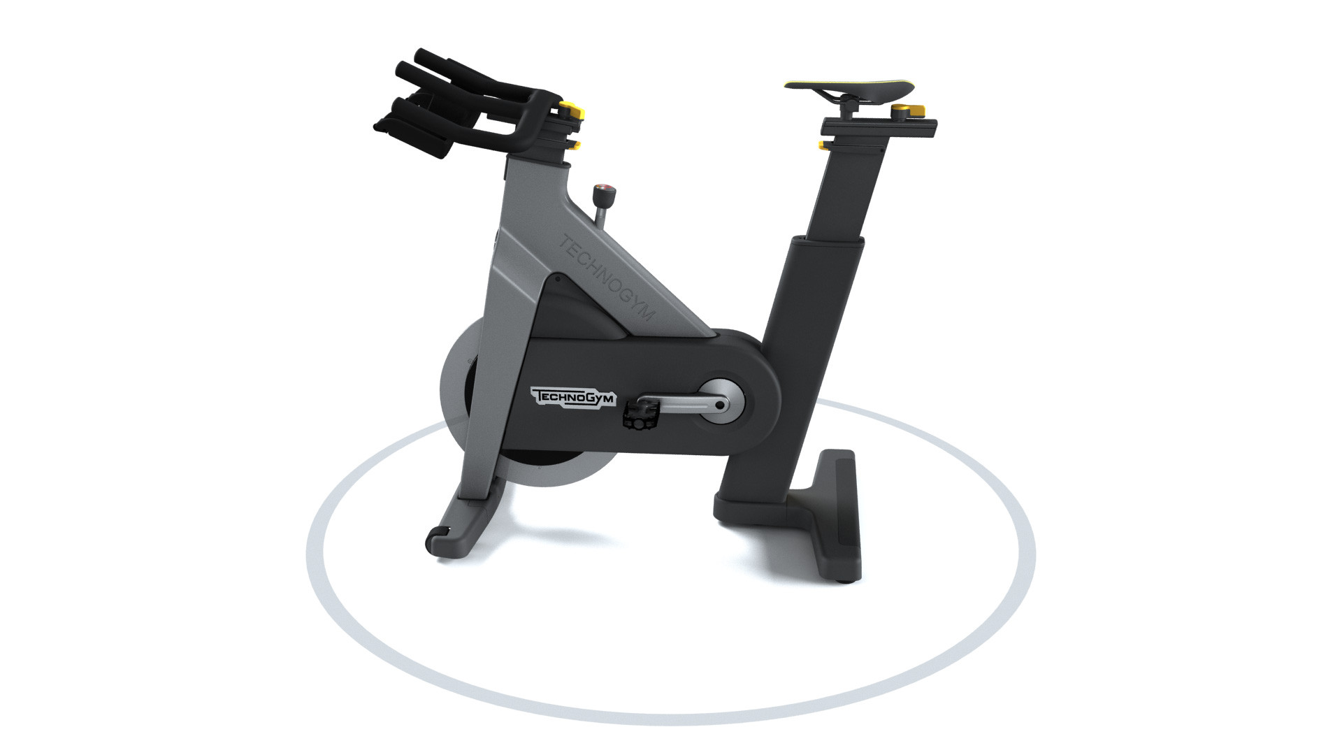 Spinning Group Cycle technogym Connect grey con ANT Plus
