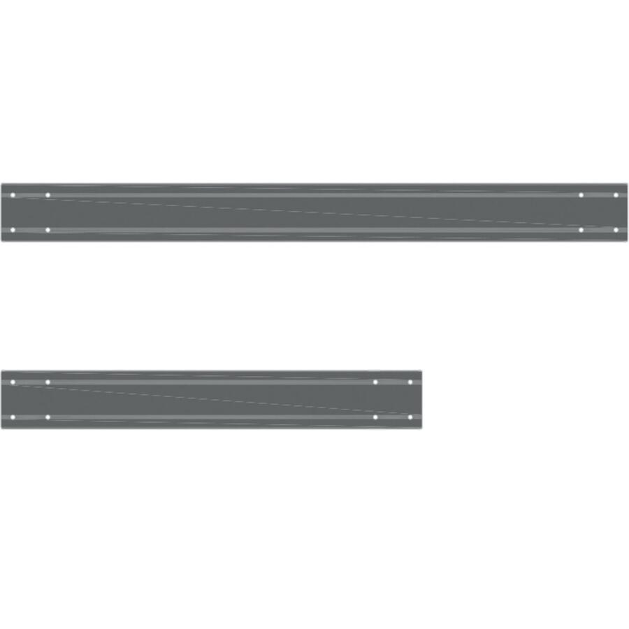 Piastra di collegamento per fissaggio a terra montanti h. 220 cm. campata 105 cm. - AG60-PC220