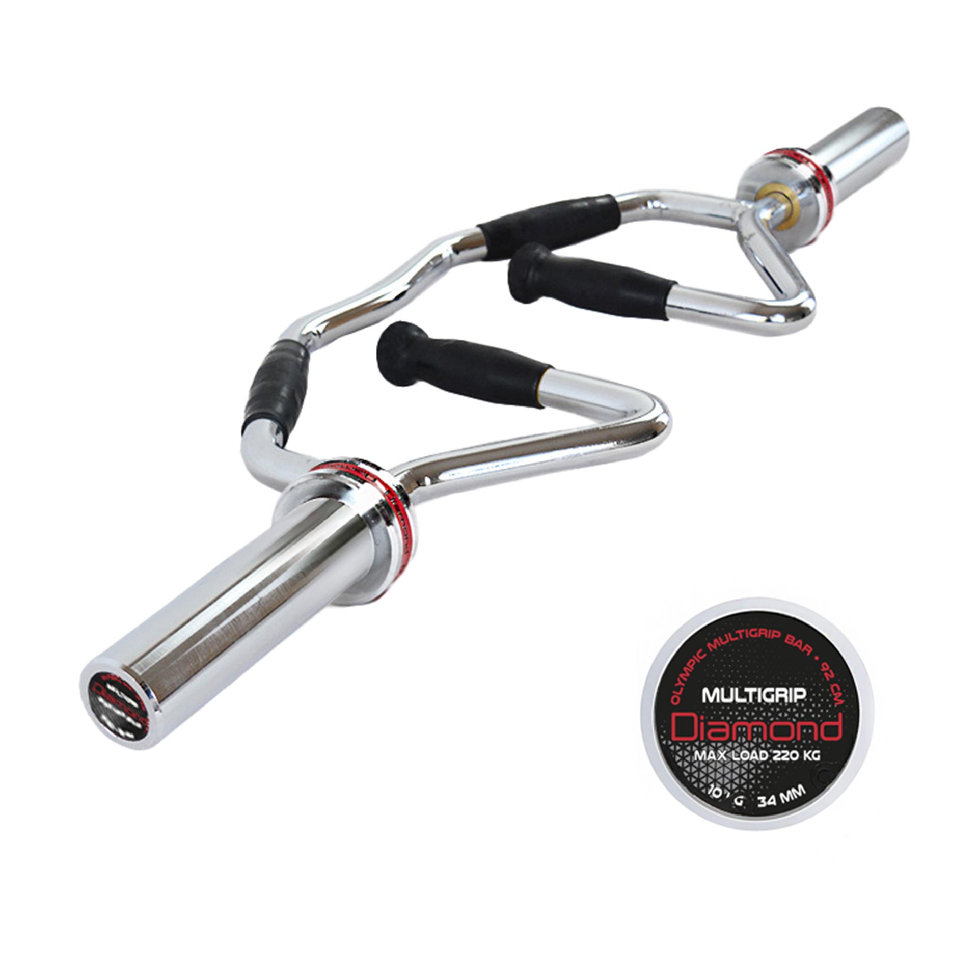 Bilanciere Olimpico Multigrip 92 cm - BMG92