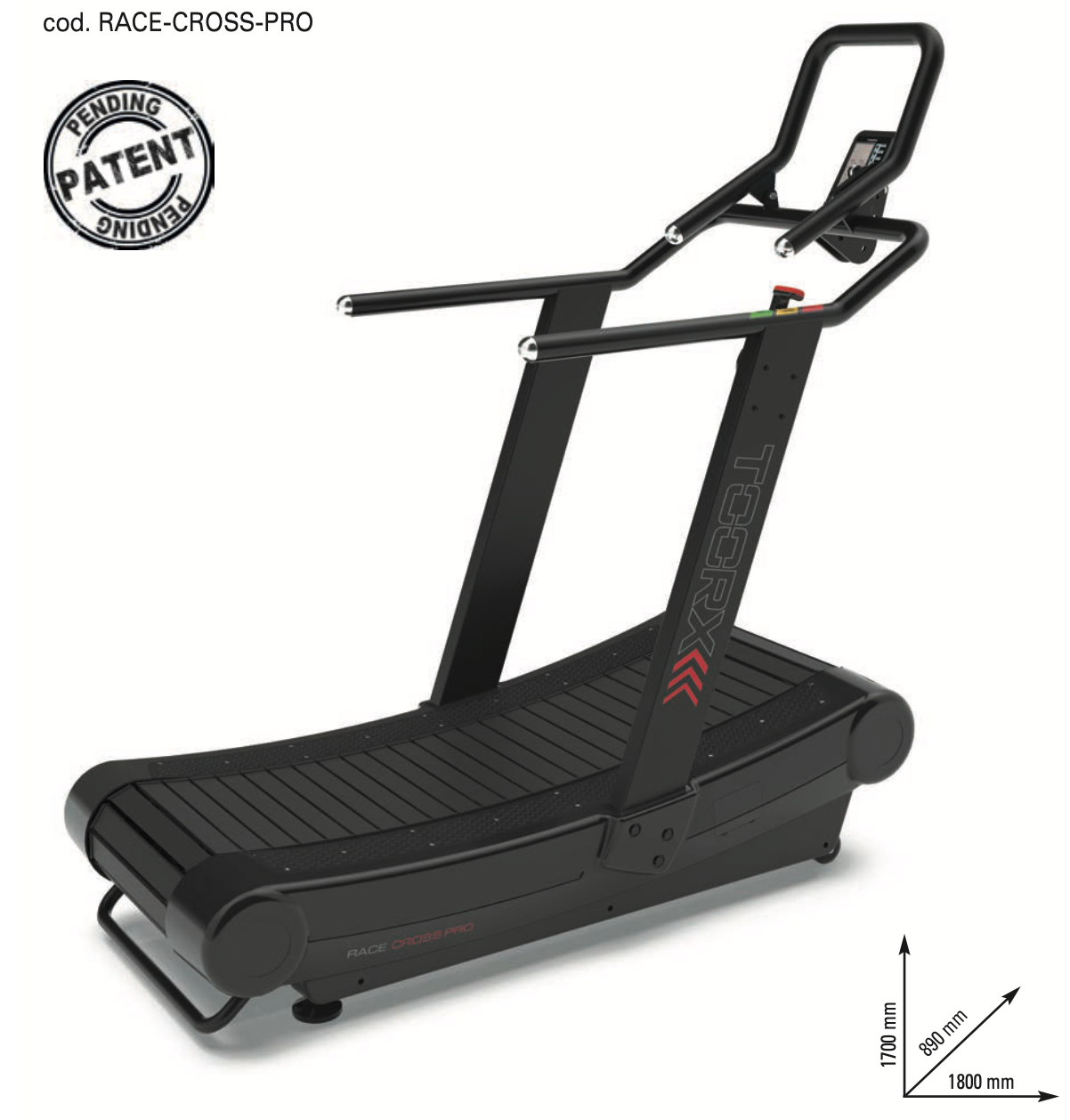 TAPIS ROULANT CURVO - RACE-CROSS-PRO