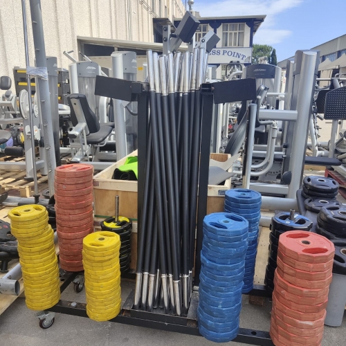 Rastrelliera completa con body pump set