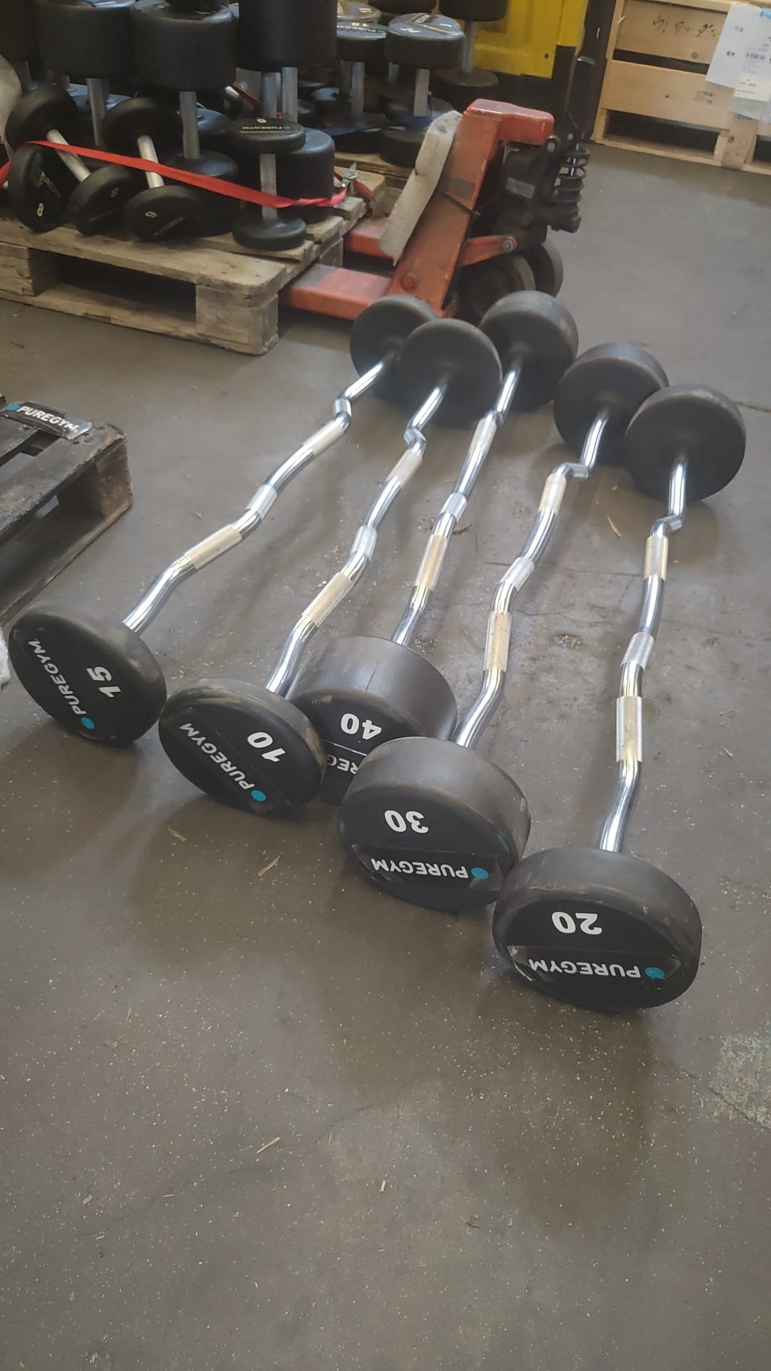 Bilancieri angolati precaricati pure gym
