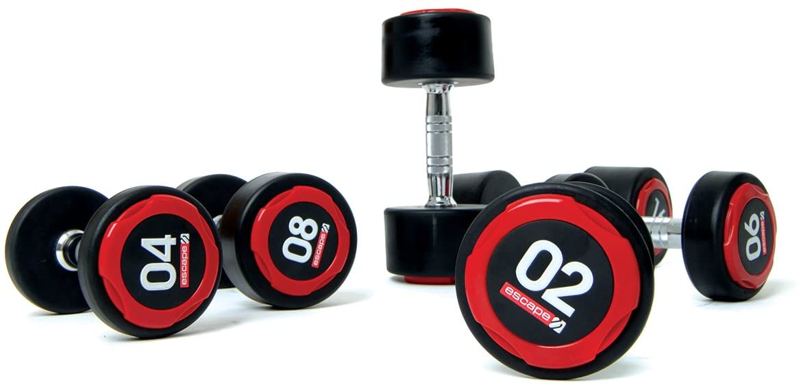 serie manubri escape da 2 a 20kg.
