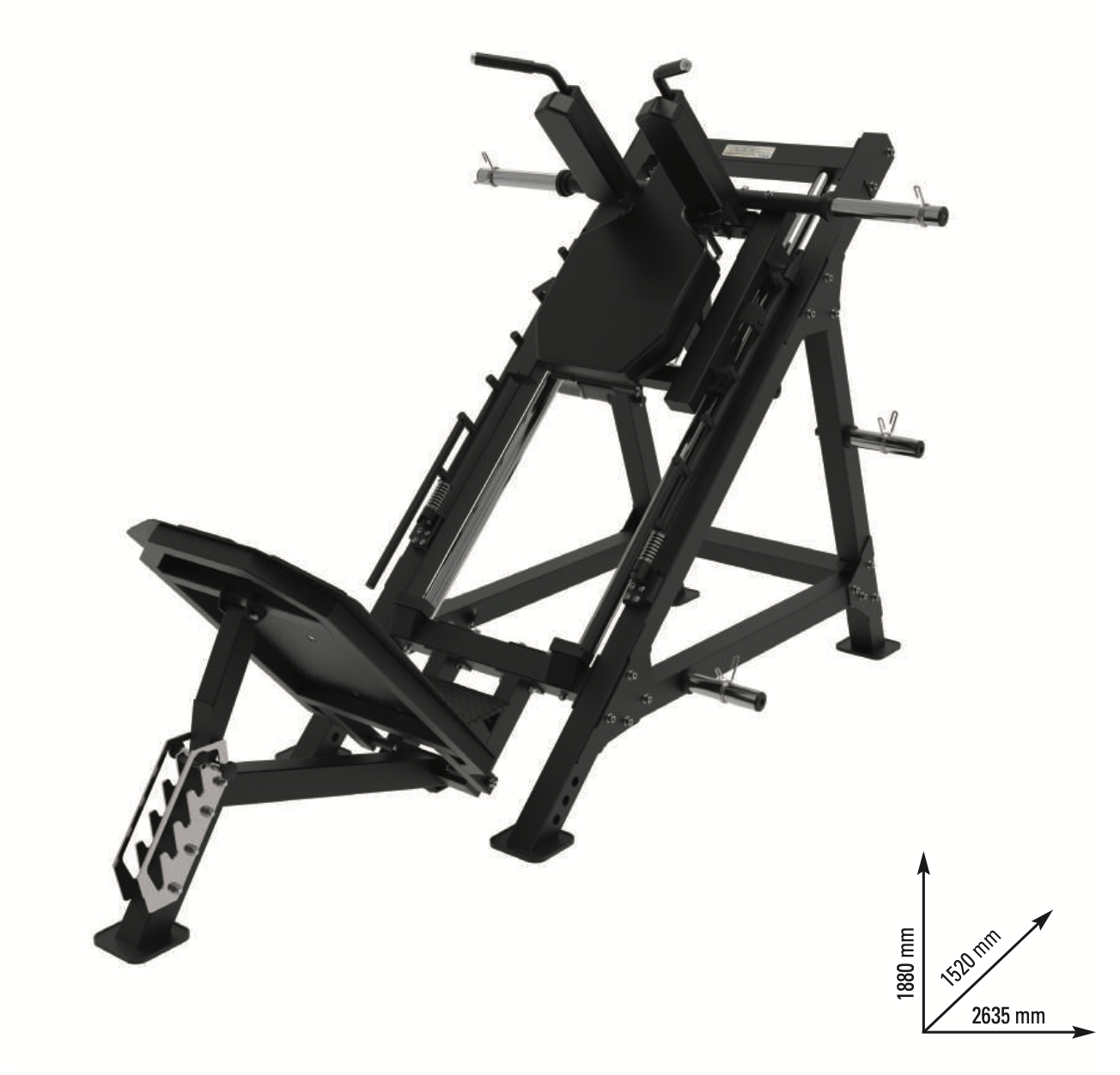 HACK SQUAT PLATE LOADED FWX7290 (AVANT LINE) - FWX-7290