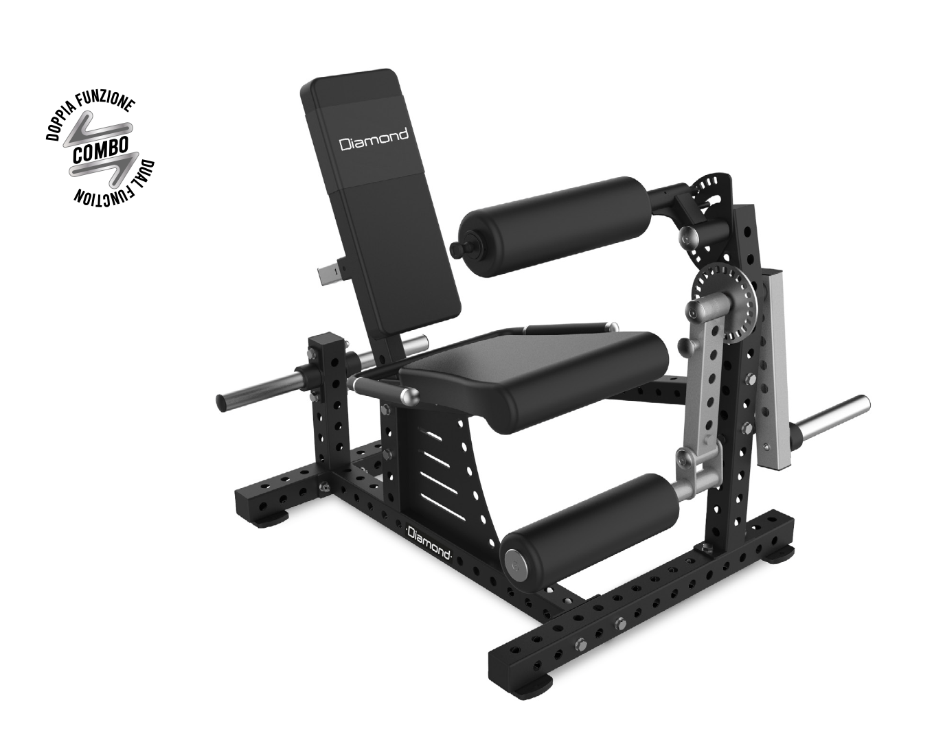 COMBO LEG EXTENSION / LEG CURL SEDUTO (SERIE RIGS) - PL300-COMBOSEATEDLEG