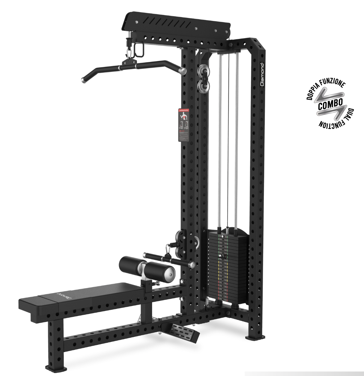 COMBO LAT MACHINE / PULLEY ROW (SERIE RIGS) - WS300-COMBOLATPULLEY