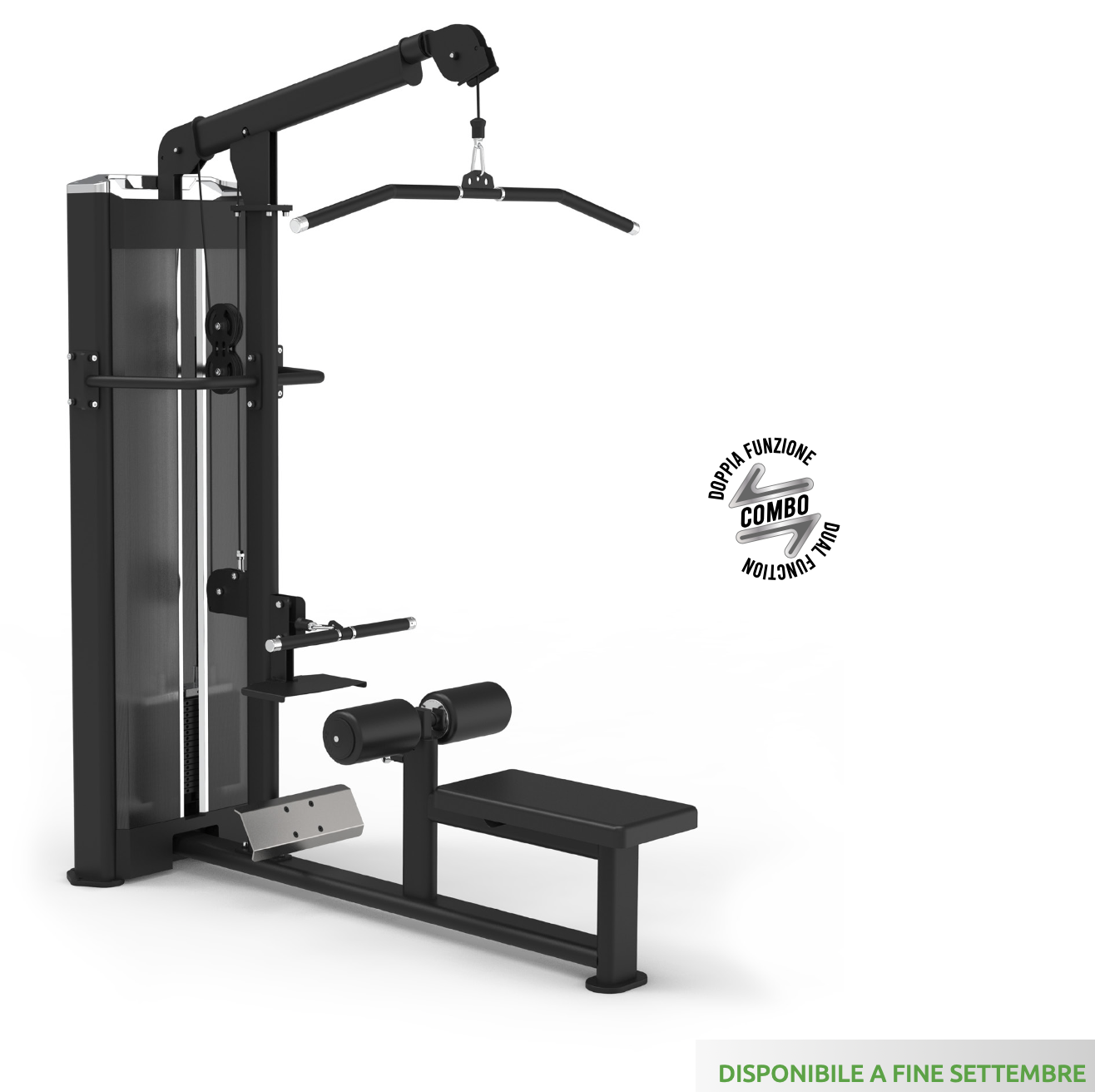 COMBO LAT MACHINE / PULLEY ROW (SERIE 650) -WS650-COMBOLATPULLEY
