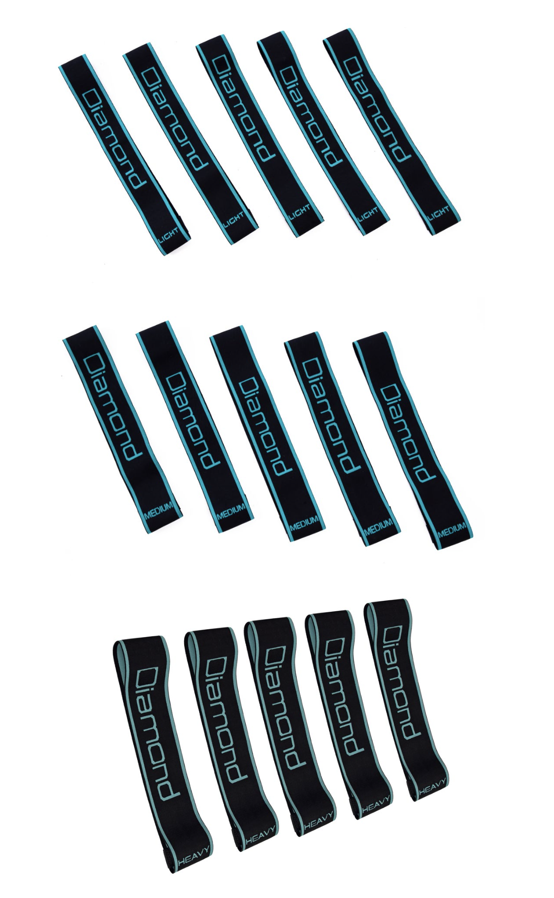 SET OF 5 FABRIC BANDS - SFT