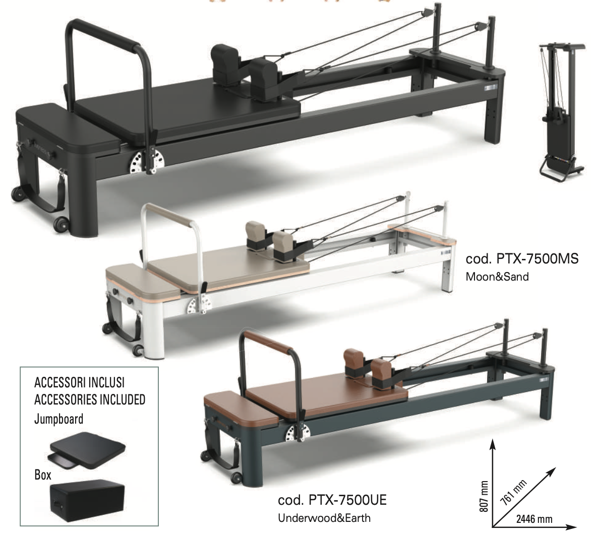 REFORMER IN ALLUMINIO PTX7500