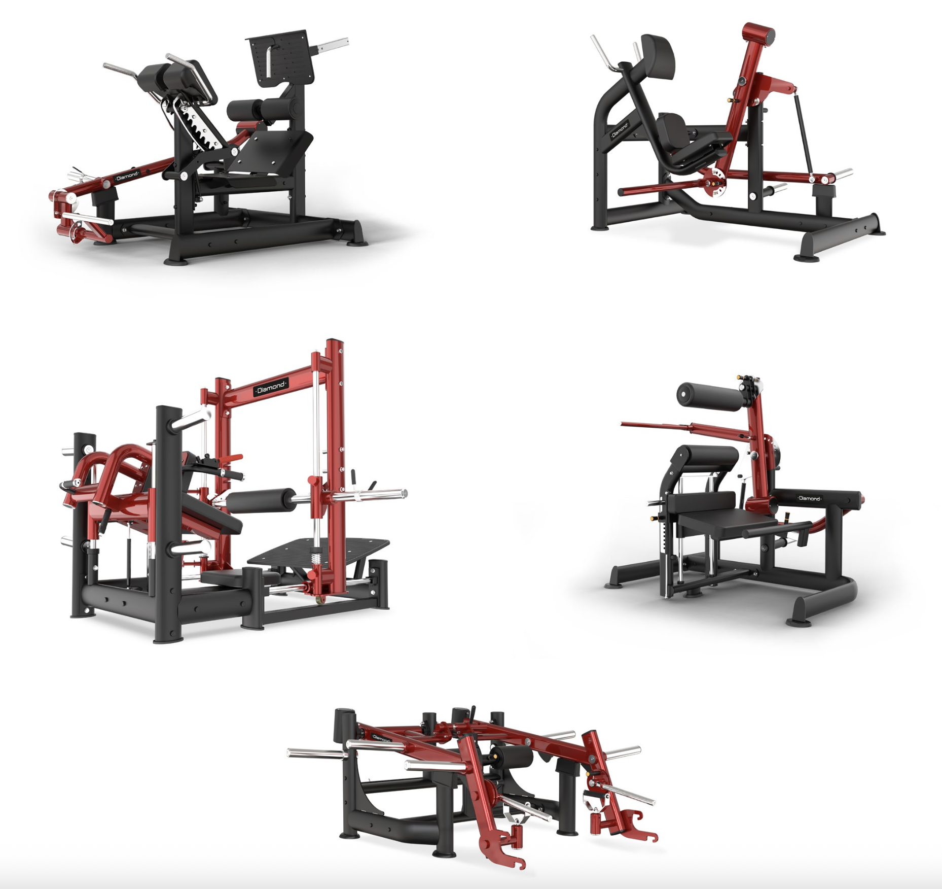 SET 5 MACCHINE (SERIE 600) - PL600-GLUTE5