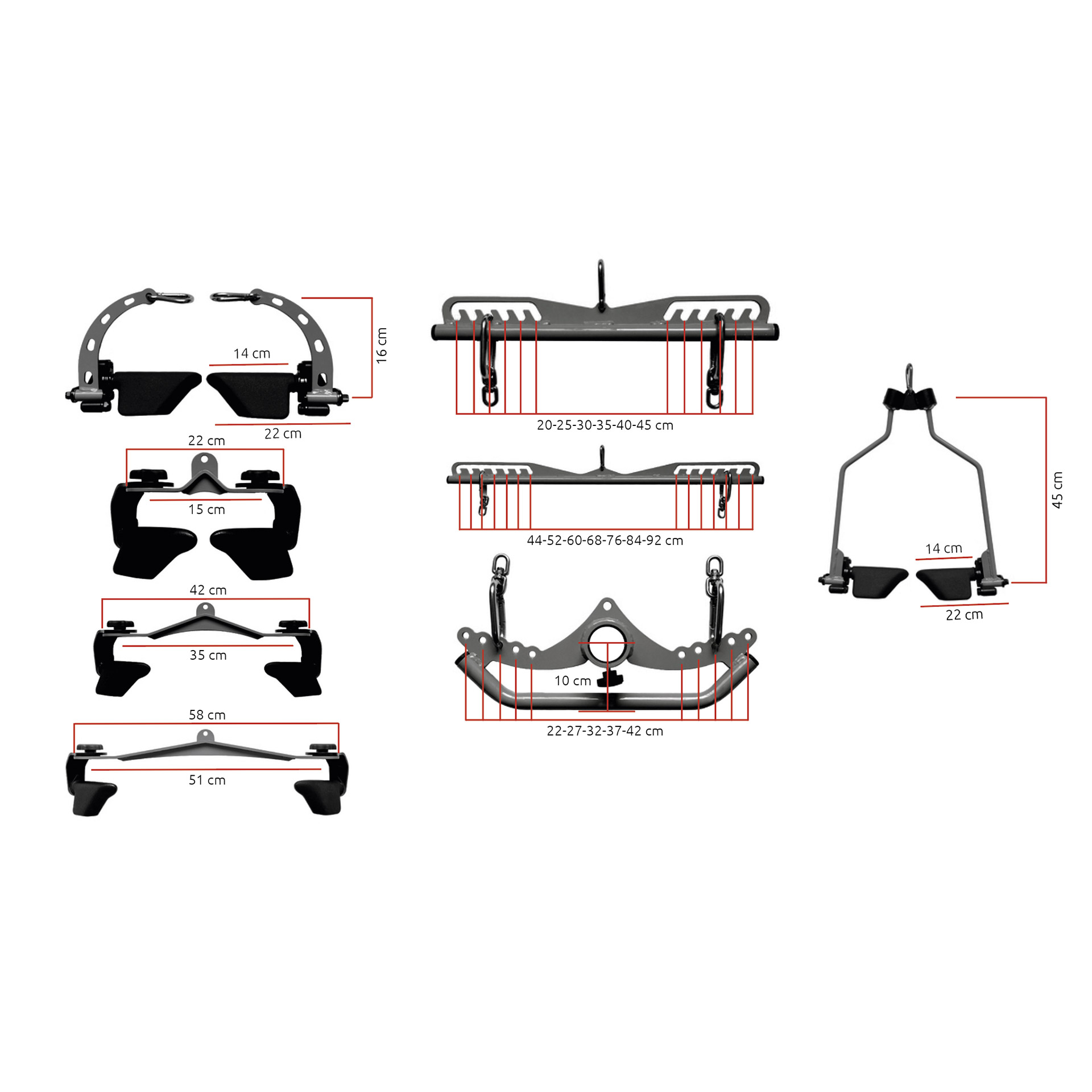 ADJUSTABLE SOCKET SET 8 pcs - GRIPSET-ADJ