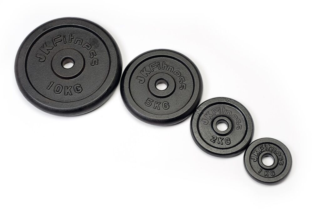 Black cast iron disc with Ø 25mm hole - DG