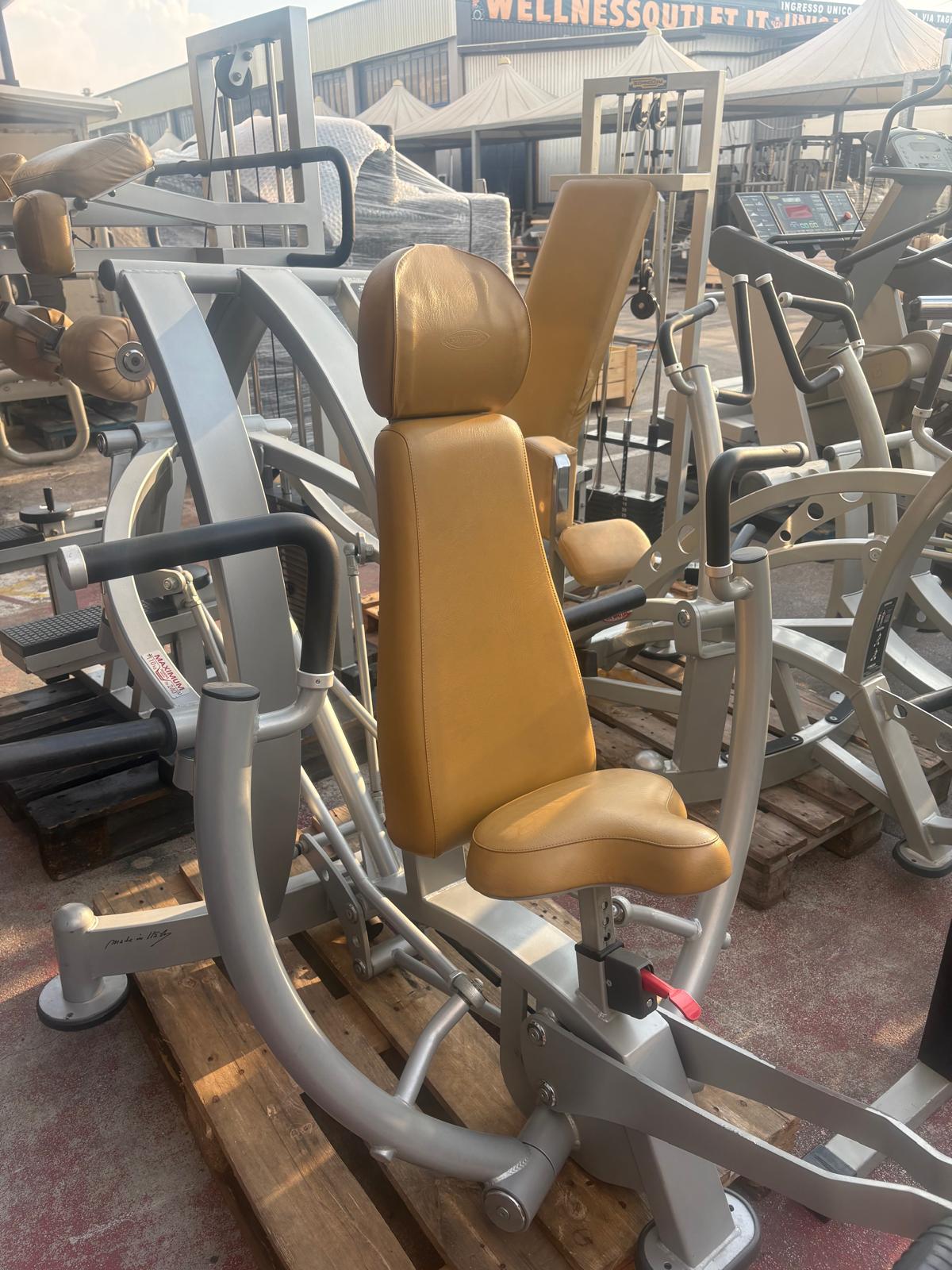 vertical chest press free weight panatta