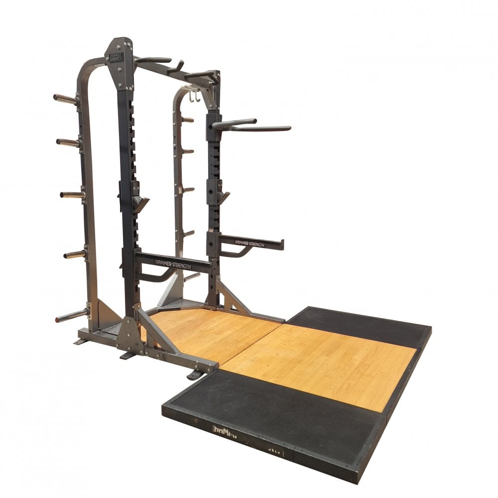 Half rack Hammer strength con pedana inclusa