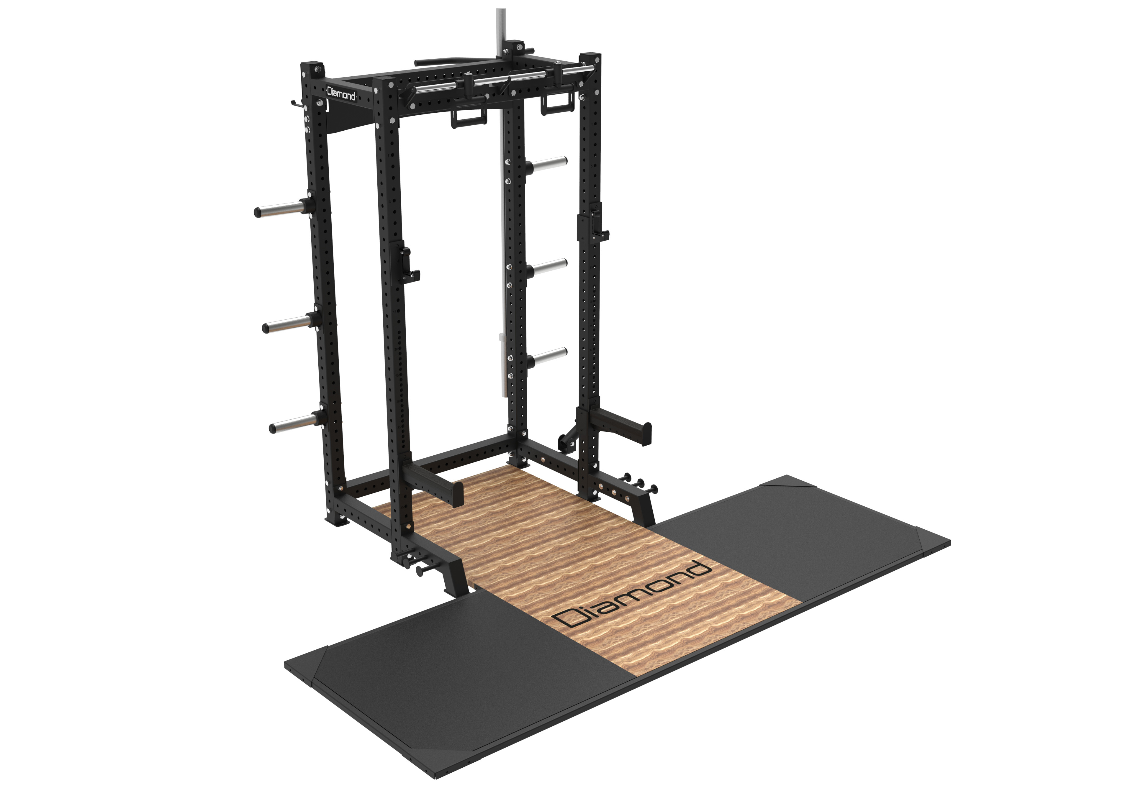 POWER RACK CON PEDANA POWER LIFTING - HR-PW
