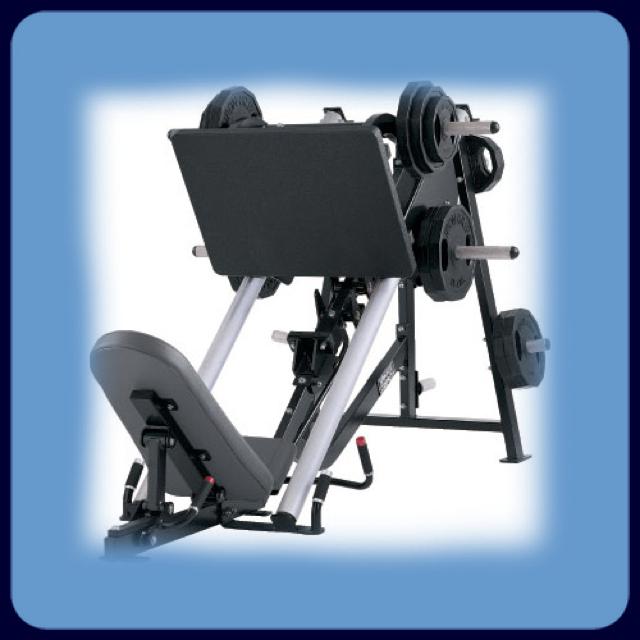 Linear leg press Hammer strength