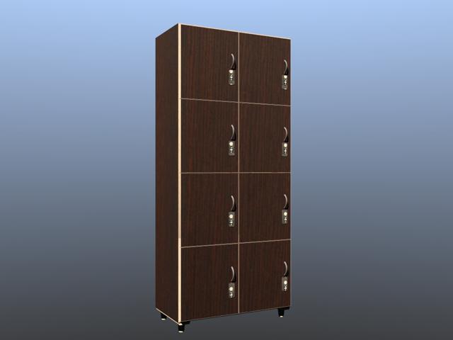 Changing room cabinet 8 lacquered and/or ennobled doors (art.46)