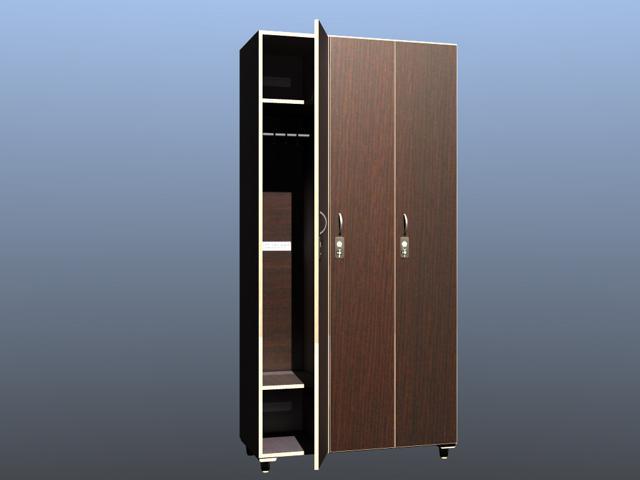 Dressing room wardrobe 3 long doors ennobled (art.63)