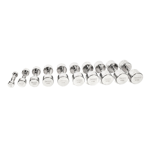 SET MANUBRI CROMATI 1-10 Kg